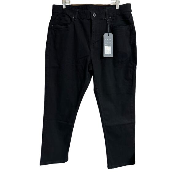 The Perfect Jean NYCF#*K Your Khakis Bandit Black Athletic Fit Pants 38x30 NEW